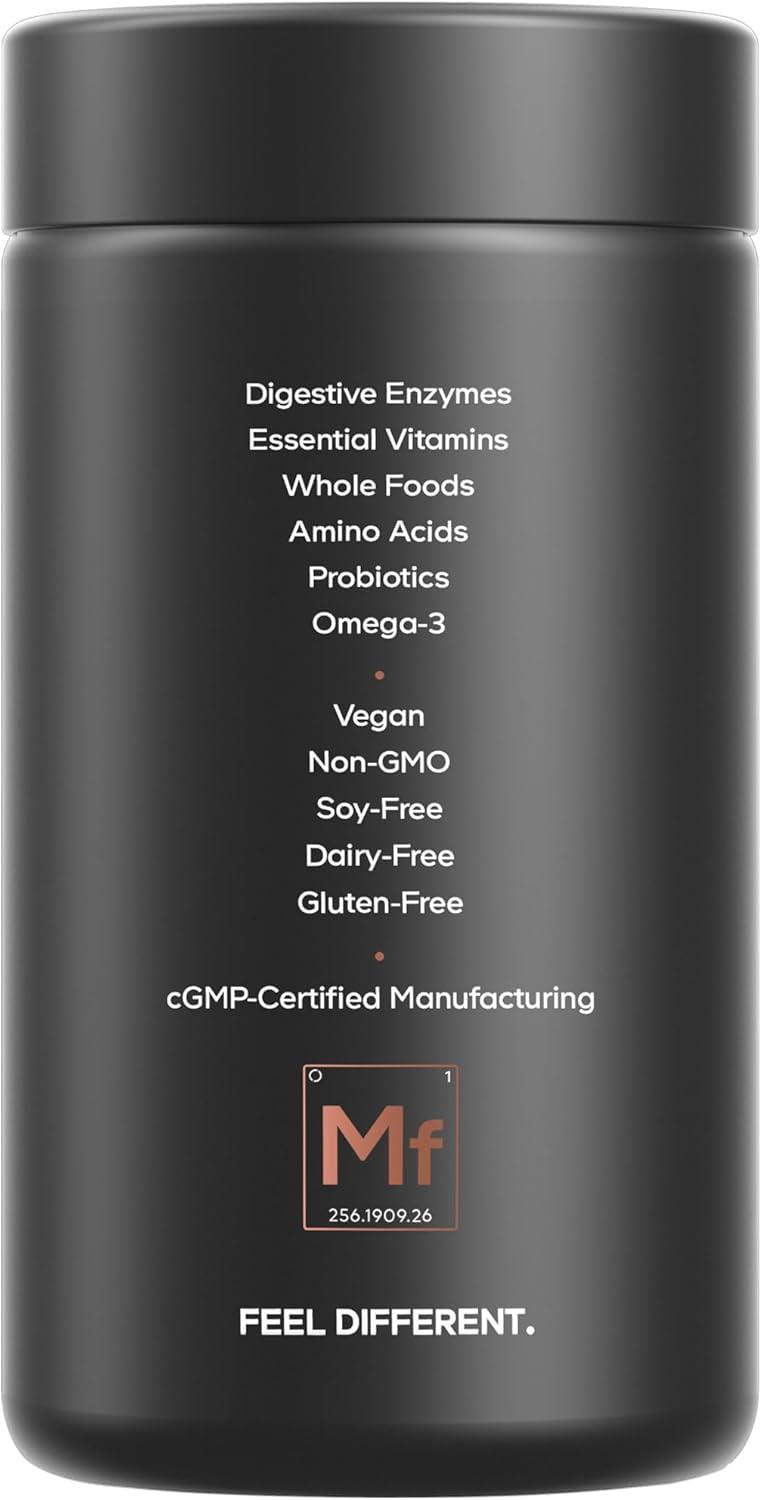 image:imageCodeage Mens Daily Multivitamin 25 Essential Vitamins amp Minerals Organic Whole Foods Probiotics Omega3 Zinc Vitamins A B C D E amp K 2 Pack2