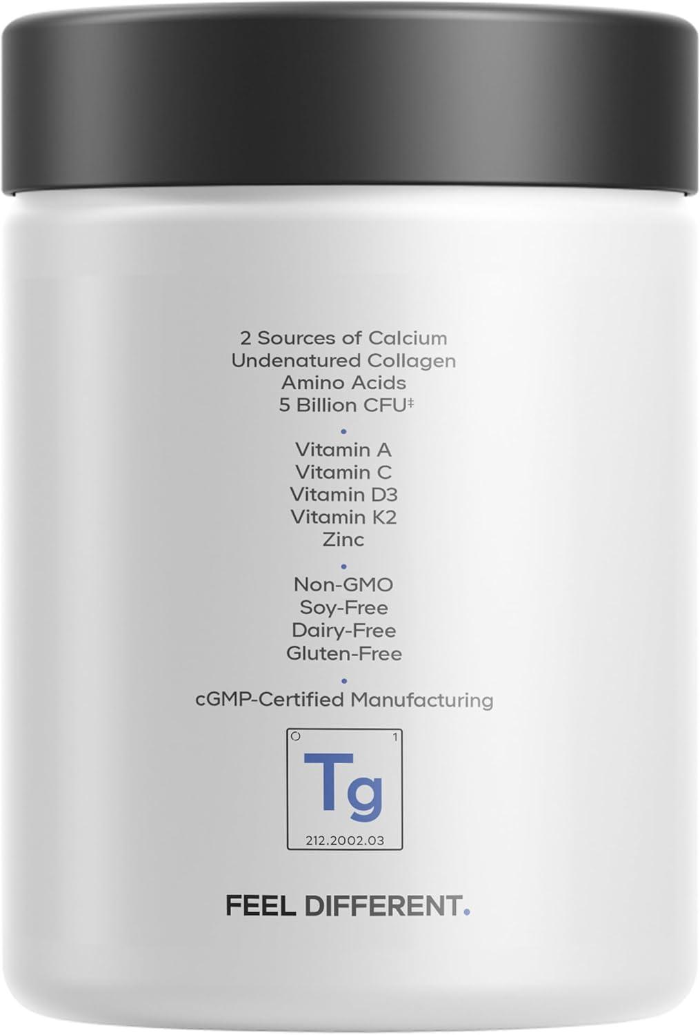 image:imageCodeage Teeth amp Gums Vitamins Oral Probiotics Supplement for Mouth Whole Food Calcium Collagen Potassium Vitamin C D3 K2 Zinc Oral Care amp Dental Multivitamin Supplements 2 Pack1