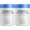 Codeage Liposomal Glutathione Supplement – Pure Reduced Setria L-Glutathione, Liposomal Delivery, Phospholipid Complex – Vegan, Non-GMO – 2-Pack