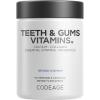 Codeage Teeth & Gums Vitamins + Oral Probiotics Supplement for Mouth – Whole Food Calcium, Collagen, Potassium, Vitamin C, D3, K2, Zinc – Oral Care & Dental Multivitamin Supplements – 2 Pack(1)