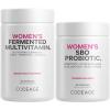 Codeage Women’s Multivitamin Bundle: Women’s Formula & Women’s Probiotic Daily Vitamins