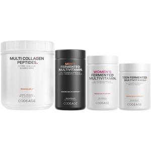 Codeage – Multi Collagen Protein + Teen, Women and Men Multivitamin Bundle