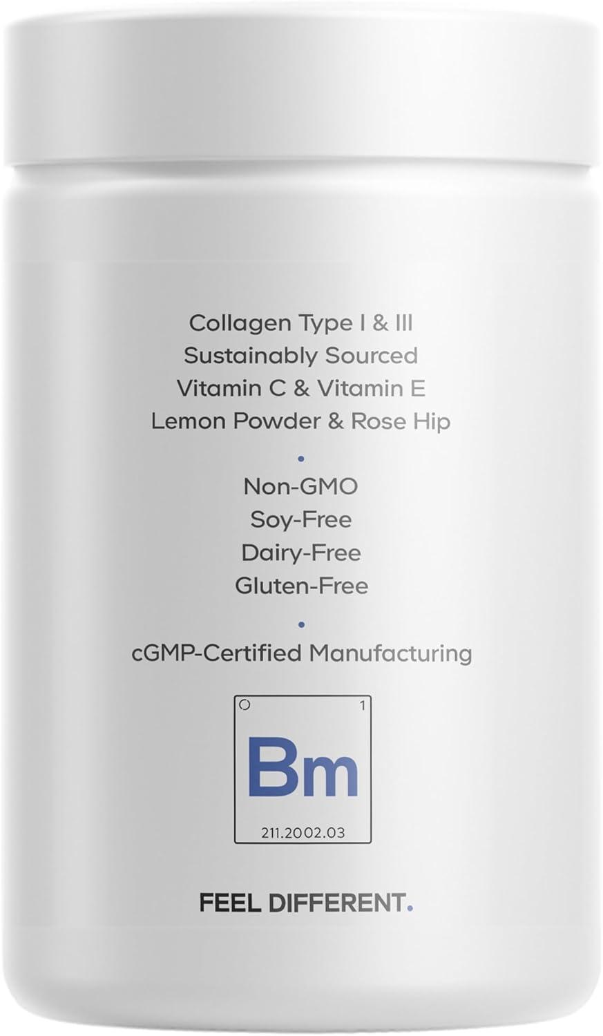 image:imageCodeage Biotin Marine Collagen Peptides WildCaught Marine Collagen Types I amp III Biotin Vitamins C amp E Hyaluronic Acid Amino Acids Fruit and Herb Blend NonGMO 120 Capsules