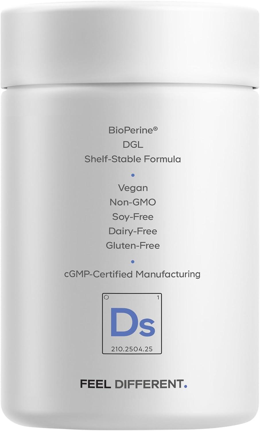 image:imageCodeage Daily Synbiotic Supplement Prebiotics Lactobacillus amp Bifidobacterium Probiotics LGlutamine Zinc LCarnosine DGL Synbiotic Probiotic BioPerine ShelfStable 30 Capsules