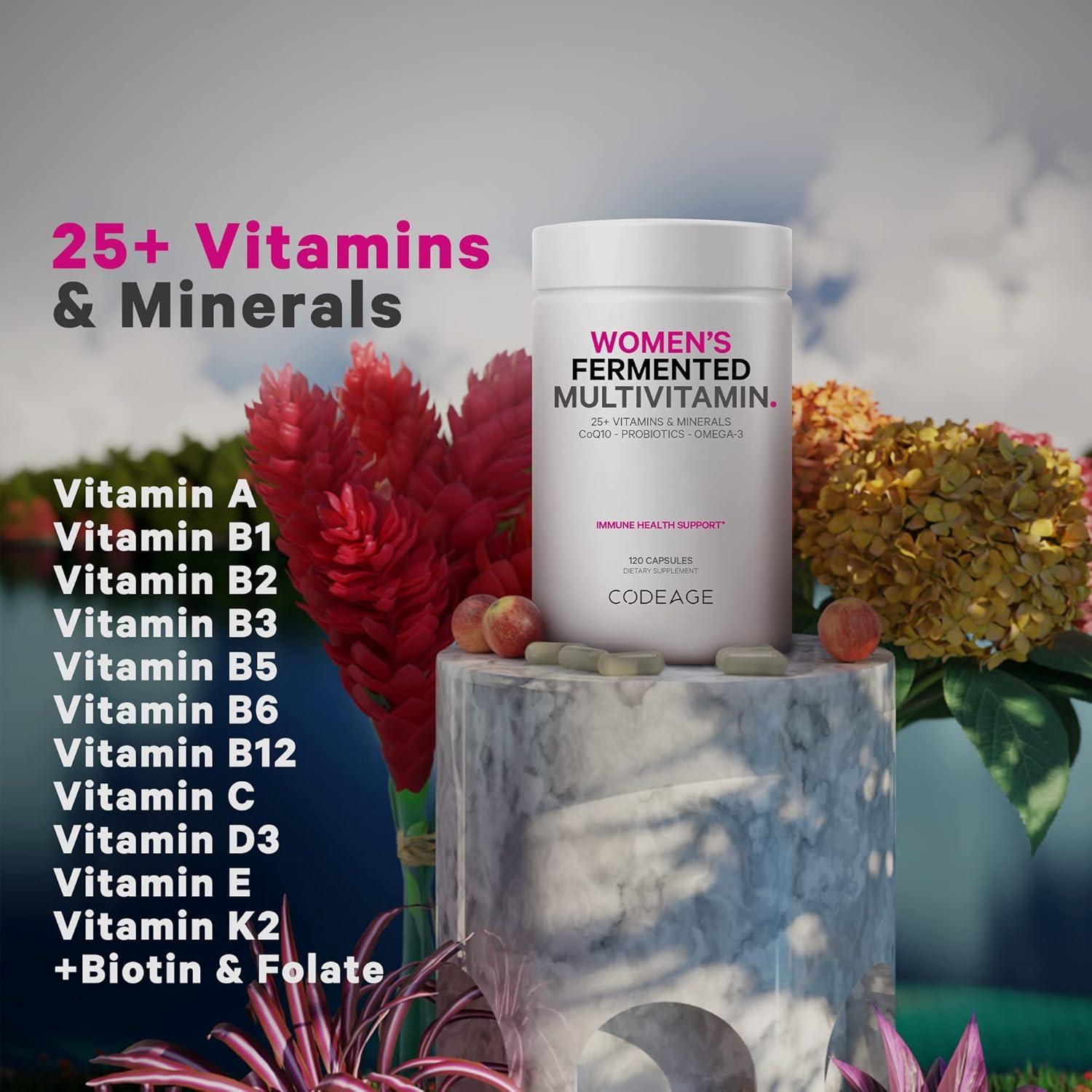 image:imageCodeage Family Multivitamin Bundle Multivitamins for Teens Women amp Men Essential Vitamins amp Minerals Pack