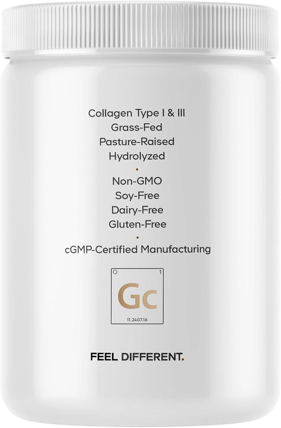 image:imageCodeage GLP1 Collagen Powder Supplement Nextida GC Collagen Peptides GLP 1 Support Hydrolyzed GrassFed Type I amp III Unflavored NonGMO GlutenFree DairyFree 1058 Oz