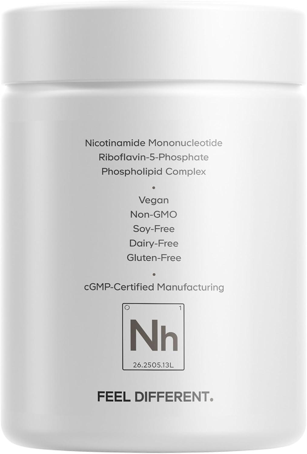 image:imageCodeage Liposomal NMNH Platinum 500 mg NMNH Supplement NAD Precursor with Quercetin Pterostilbene Apigenin Active B Vitamins B2 Riboflavin amp Vitamin B12 Methylcobalamin NonGMO 60 Capsules