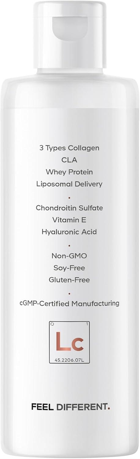 image:imageCodeage Liquid Collagen Supplement Chocolate Flavor Beauty Trim amp Glow Liposomal Collagen Peptides CLA Conjugated Linoleic Acid Hyaluronic Acid Vitamin E Hydrolyzed NonGMO 1522 fl oz