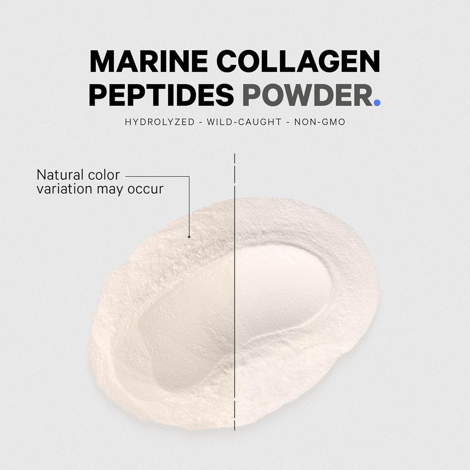 image:imageCodeage Marine Collagen Powder WildCaught Hydrolyzed Fish Collagen Peptides Type 1 amp 3 Collagen Protein Supplement Amino Acids for Skin Hair Nails Paleo Friendly NonGMO 1587 Ounces