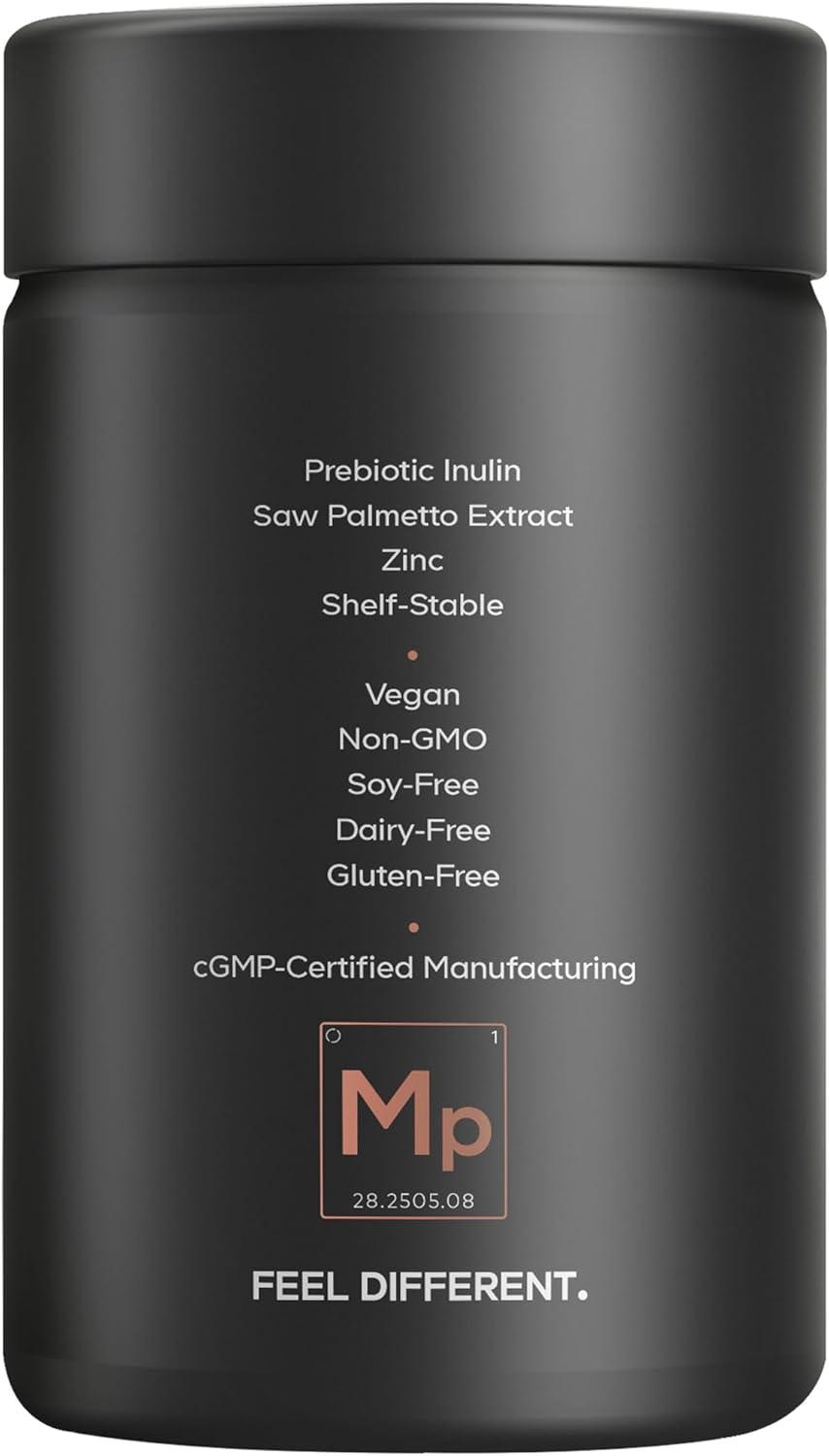 image:imageCodeage Mens Daily Probiotic Supplement 50 Billion CFU Probiotic Blend with Zinc Inulin Prebiotic Saw Palmetto Mens Wellness Support 1 Capsule Per Serving NonGMO 30 Capsules