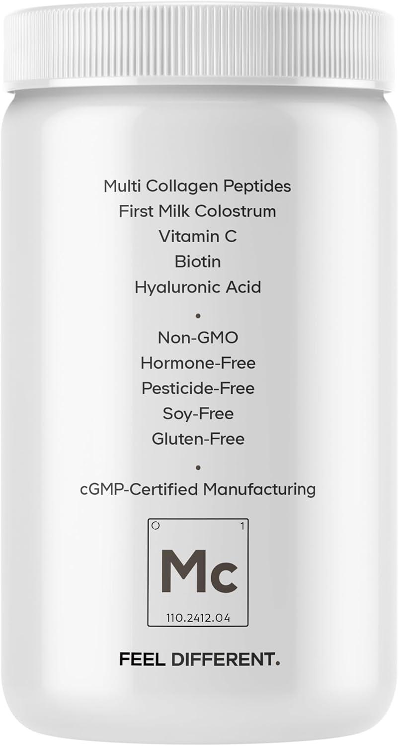 image:imageCodeage Multi Collagen Colostrum Powder Platinum Hydrolyzed GrassFed Bovine Collagen Peptides GrassFed Bovine Colostrum Supplement Vitamin C Biotin Hyaluronic Acid Lactoferrin 134 Oz