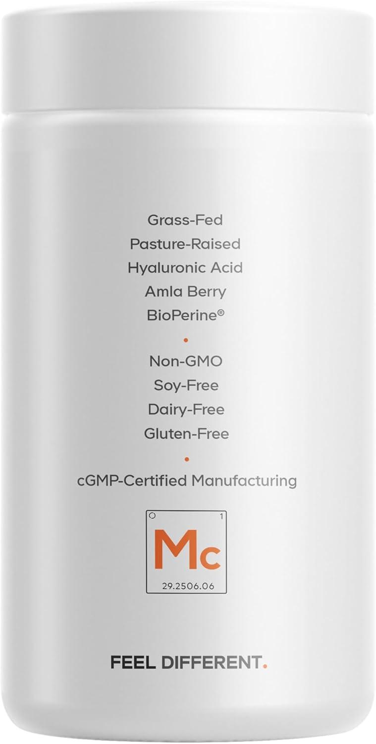 image:imageCodeage Multi Collagen Supplement with Vitamin C Biotin 5000 mcg Hyaluronic Acid Amla Berry BioPerine 5 Types of Collagen GrassFed PastureRaised 2Month Supply NonGMO 180 Capsules