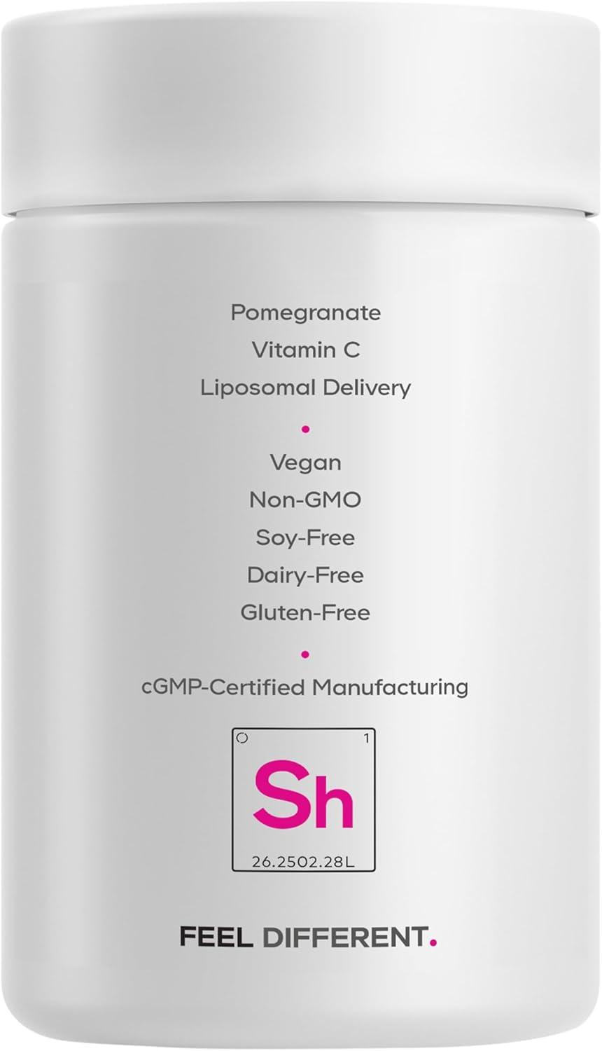 image:imageCodeage Skin Hormone Harmony Supplement Skin Hair Support with Ceramosides Red Orange Complex Diindolylmethane Astaxanthin Vitamin C Ascorbic Acid Liposomal Delivery NonGMO 30 Capsules