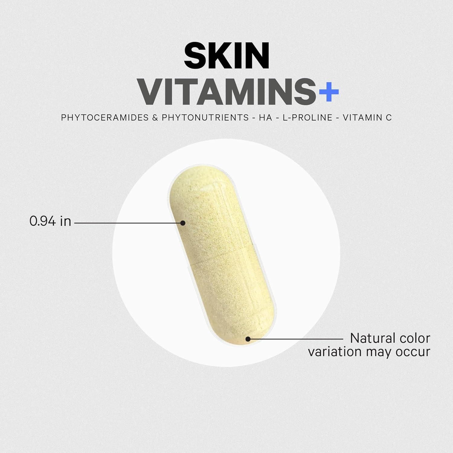 image:imageCodeage Skin Vitamins Supplement Ceramosides Dermaval Hyaluronic Acid Coffeeberry Vitamin C Skin Elasticity Wrinkle amp Moisture Support Liposomal Delivery NonGMO 30 Capsules
