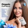 Codeage Biotin Supplement with Vitamin C, Vitamin E, Vitamin B6, Niacin, Folate, Organic Food Blend, Phytoceramides, Astaxanthin, Selenium – Beauty Tonic – Hair, Skin, and Nail Support – Vegan, 90 Ct