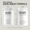 Codeage Collagen Peptides Powder + Vitamin C – 20g Grass-Fed Collagen Per Serving – Digestive Enzymes, Hyaluronic Acid, 18 Amino Acids – Hydrolyzed Collagen Protein – Non-GMO, Unflavored – 9.98 oz