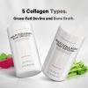 Codeage Multi Collagen Protein + Organic Raw Greens Superfood Capsules Supplement, 21 Fruits & Veggies, Grass-Fed Hydrolyzed Collagen Peptides, 5 Types All-in-One, 180 Count