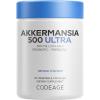 Codeage Akkermansia Muciniphila Probiotic Ultra – High-Potency 500M AFUs Akkermansia Probiotic Supplement – Enhanced Daily Probiotic & Prebiotic, Chicory Inulin – 3-Month Supply – 90 Capsules