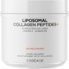 Codeage Liposomal Collagen Peptides Powder + Vitamin C & Quercetin, Phospholipid Complex, Grass-Fed Pasture-Raised Hydrolyzed Collagen Type I & III Supplement All-in-One, Non-GMO, 14.97 oz