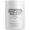 Codeage Liposomal Himalayan Shilajit+ Supplement – 500 mg Shilajit, KSM-66 Ashwagandha, CoQ10, Fulvic Ionic Minerals, Calcium, Magnesium, BioPerine – Liposomal Delivery – Non-GMO – 60 Capsules
