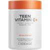 Codeage Teen Vitamin C+ Supplement – Liposomal 250mg Vitamin C for Teenagers – Quercetin, Zinc, Elderberry & Rosehip Extracts, Citrus Bioflavonoids – Ages 12-18 – Gluten-Free, Non-GMO – 60 Capsules