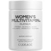 Codeage Women’s Multivitamin Platinum – Vitamins A D3 K1 K2 B12 & Minerals, CoQ10, Skin, Hair & Nails Complex, Collagen, Botanicals, Probiotics, Fermented Greens, Lutein, Astaxanthin – 90 Capsules