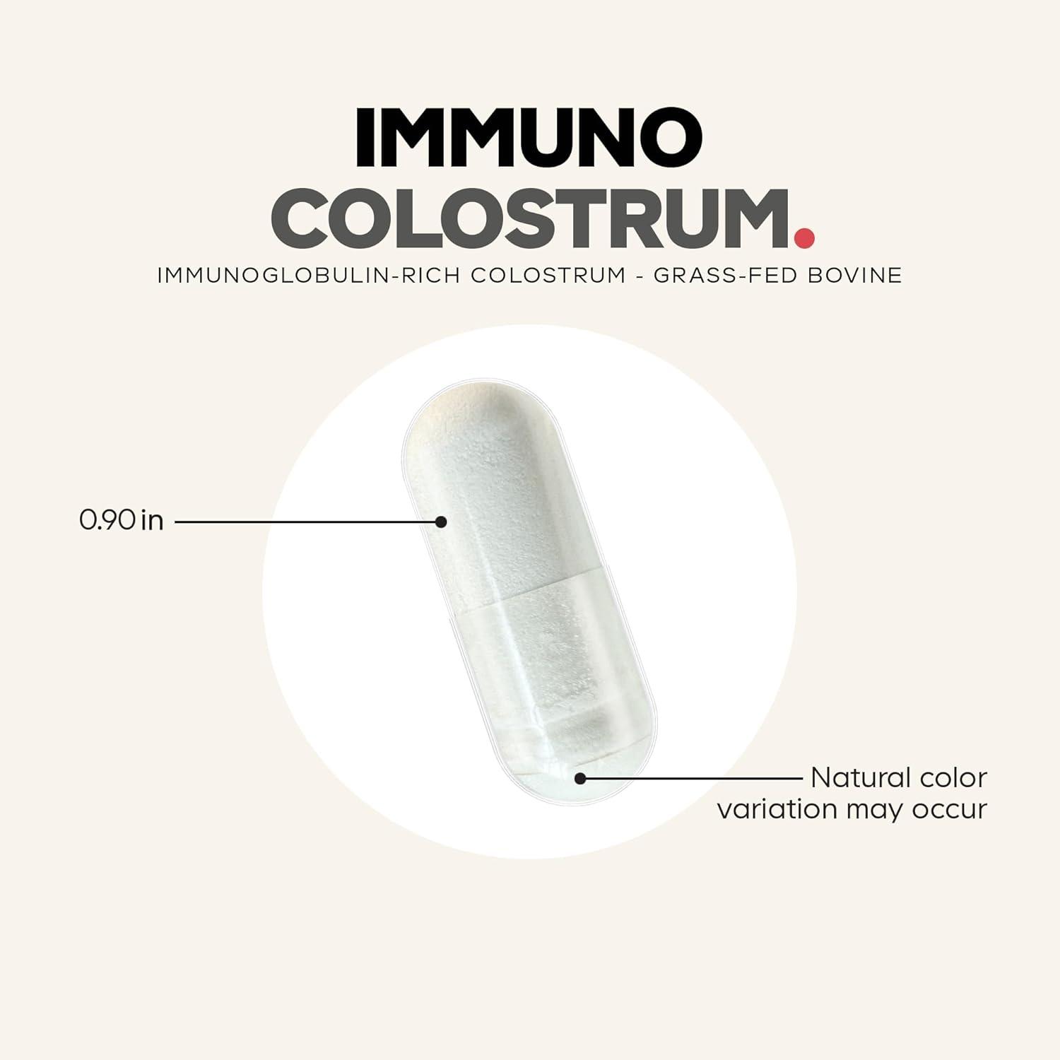 image:imageCodeage Colostrum Supplement GrassFed Colostrum Prized First Milk GrassFinished FreezeDried Vitamins Immunoglobulins Growth Factors NonGMO GlutenFree 180 Capsules