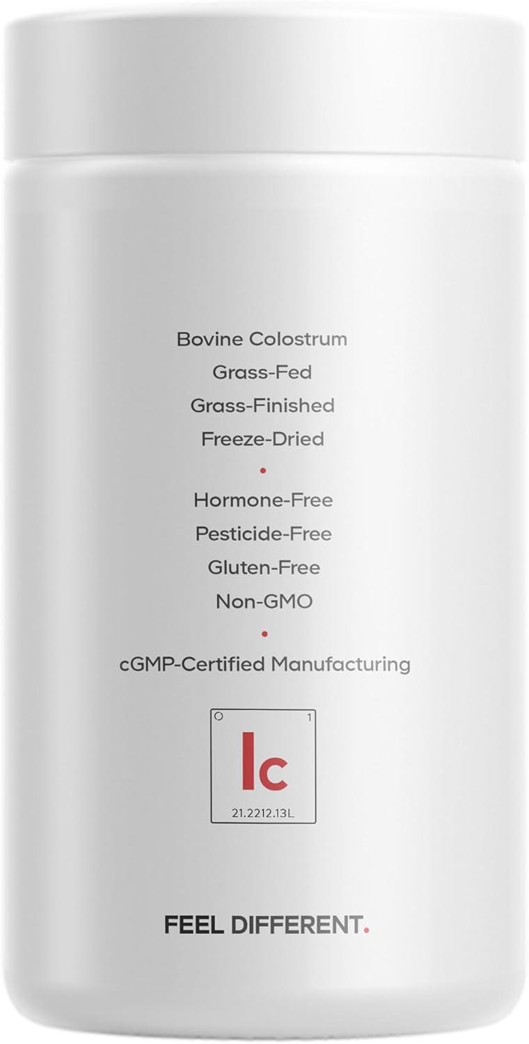 image:imageCodeage Colostrum Supplement GrassFed Colostrum Prized First Milk GrassFinished FreezeDried Vitamins Immunoglobulins Growth Factors NonGMO GlutenFree 180 Capsules