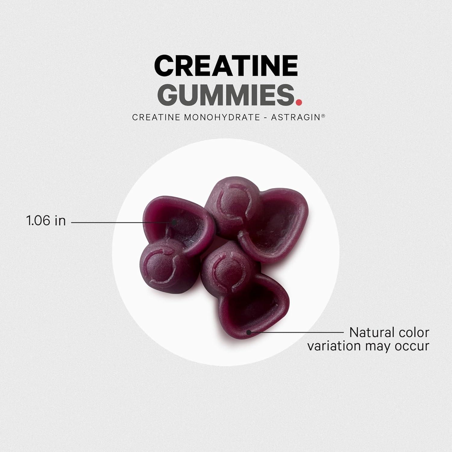 image:imageCodeage Creatine Monohydrate Gummies Supplement 5000mg Creatine AstraGin Panax amp Astralagus Sport Gummy Mixed Berry Flavor Kettlebell Shape Vitamins Vegan NonGMO 120 Gummies