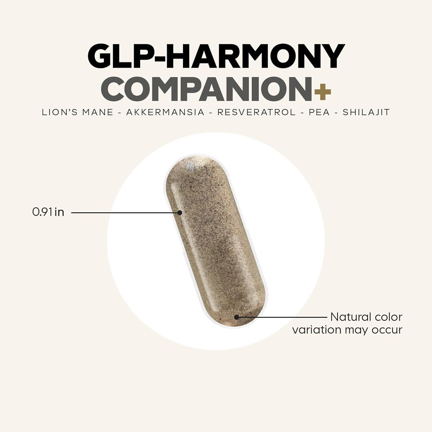 image:imageCodeage GLPHarmony Companion Supplement GLP1 Agonist Support Lions Mane Pea Colostrum Shilajit Akkermansia Elder Citrus Bioflavonoids Broccoli Resveratrol NonGMO 60 Capsules