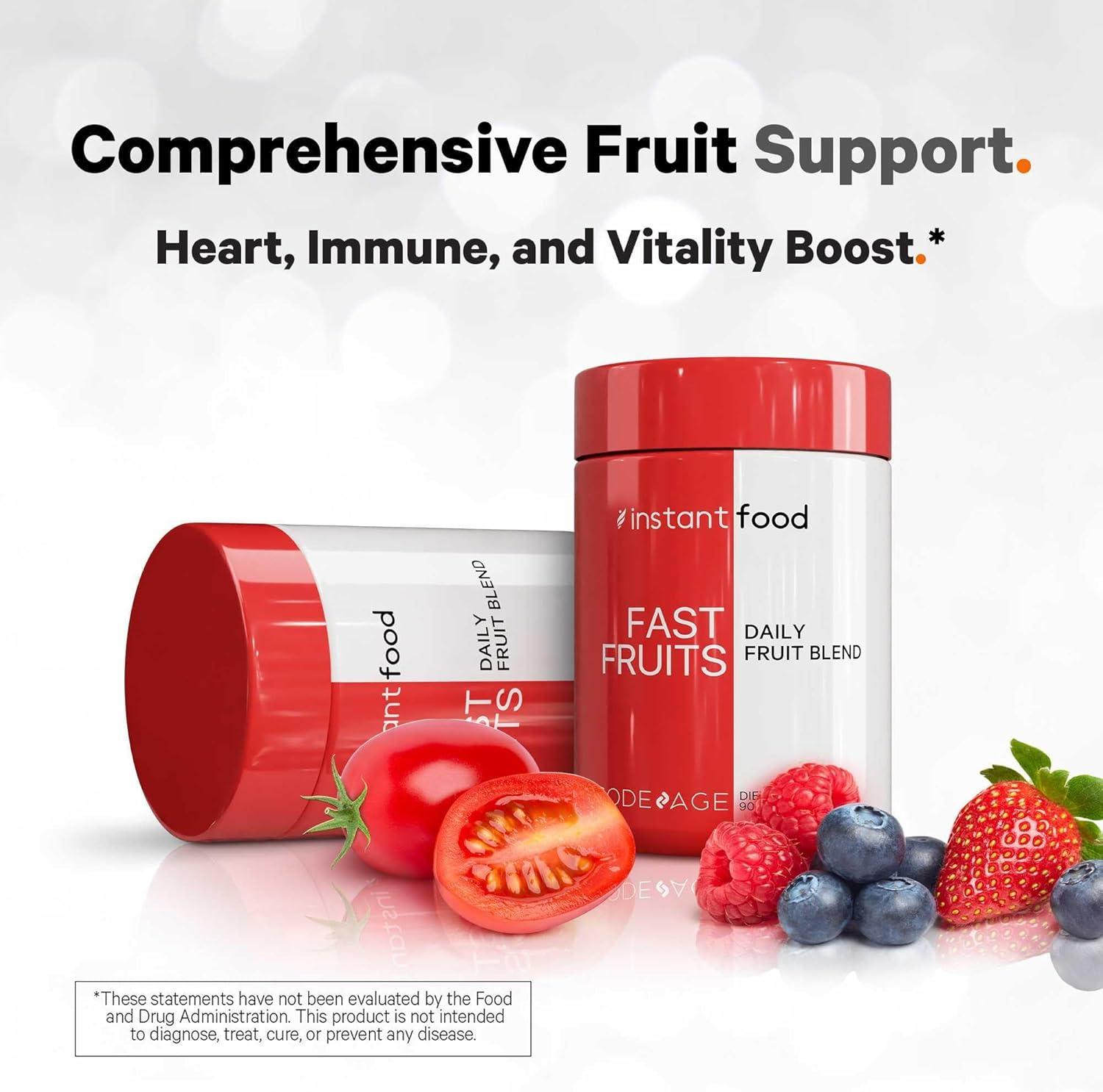 image:imageCodeage Instantfood Fast Fruits Over 15 Fruits Powders Equivalent AllinOne Vegan Daily Whole Food Vitamins Berries Antioxidant Polyphenols amp Bioflavonoid Multivitamin NonGMO 90 Capsules