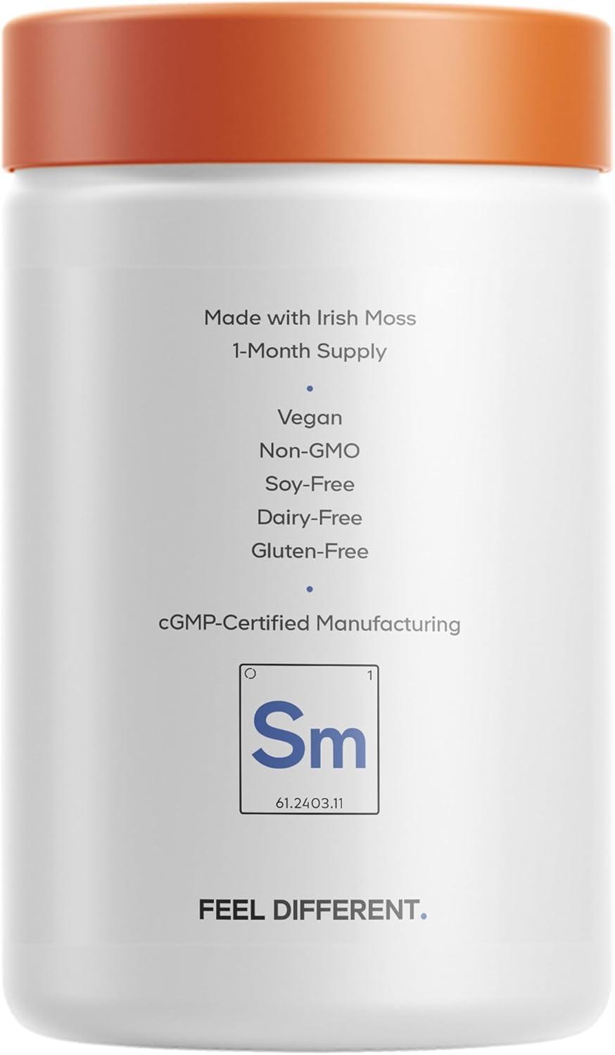 image:imageCodeage Irish Sea Moss Gummies 300 mg Irish Sea Moss Extract per Serving Chondrus crispus Strawberry Flavor Vegan NonGMO 60 Gummies