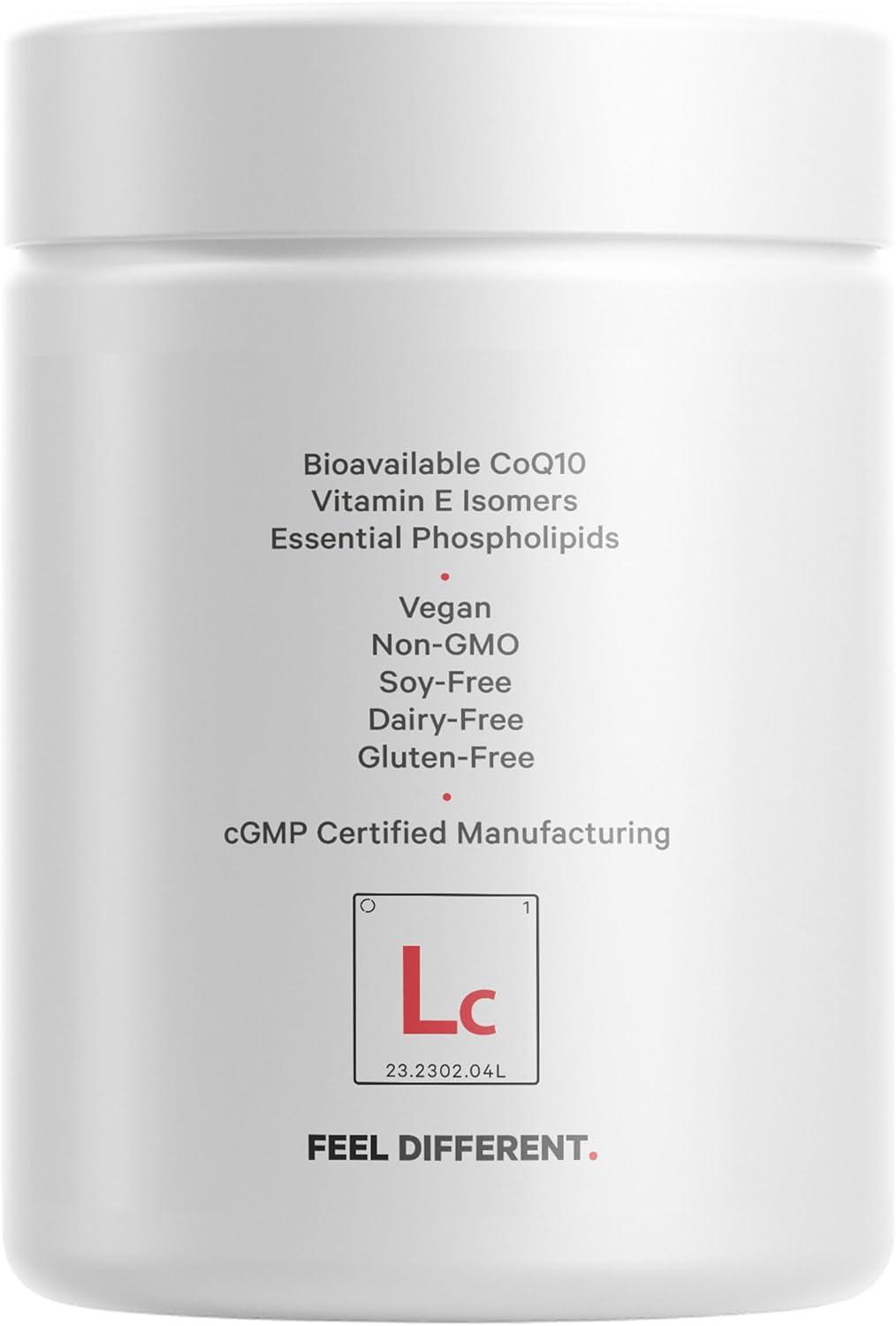 image:imageCodeage Liposomal CoQ10 Max Supplement 250 mg Coenzyme Q10 with Vitamin E Isomers Tocopherols 2Month Supply 1 Capsule Per Serving Liposomal Delivery NonGMO GlutenFree 60 Capsules