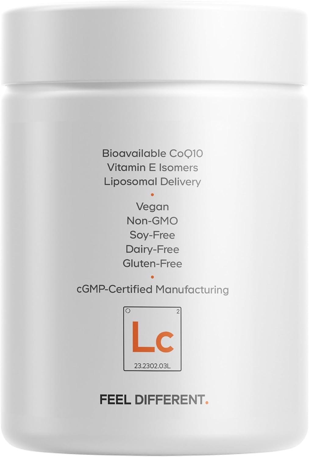image:imageCodeage Liposomal CoQ10 Supplement 125 mg Coenzyme Q10 with Vitamin E Isomers Tocopherols 2Month Supply 1 Capsule Per Serving Liposomal Delivery Vegan NonGMO GlutenFree 60 Capsules