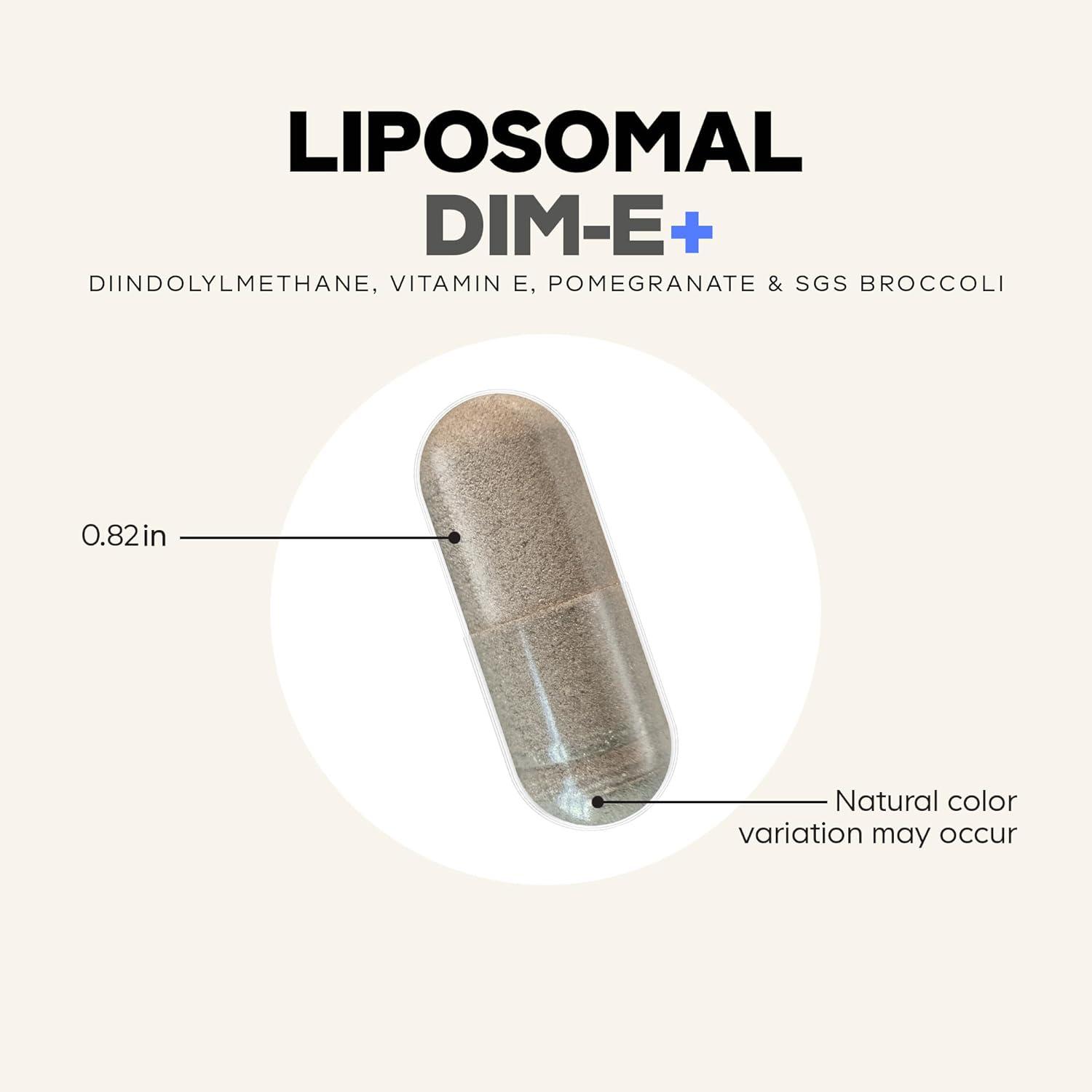 image:imageCodeage Liposomal DIM Supplement 4 Months Supply of DIM Vitamins and SGS Pomegranate Broccoli Vitamin E Isomers Tocopherols Alpha Beta Gamma Delta Liposomal Formula GlutenFree 120 Capsules