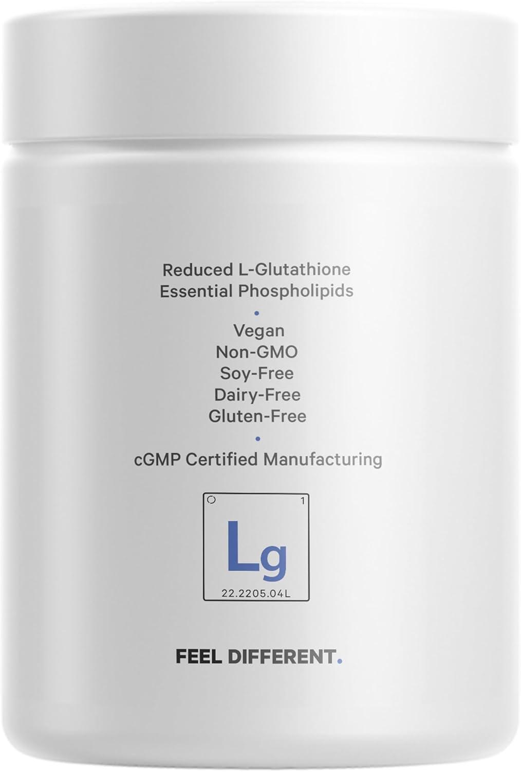 image:imageCodeage Liposomal Glutathione 1000 mg Supplement HighPotency Reduced LGlutathione Liposomal Delivery Phospholipids NonGMO GlutenFree 60 Capsules