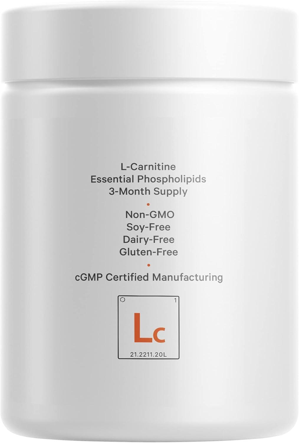 image:imageCodeage Liposomal LCarnitine Supplement 500 mg LCarnitine LTartrate per Serving FreeForm Amino Acid Carnitine Liposomal Delivery Vegan NonGMO GlutenFree 90 Capsules