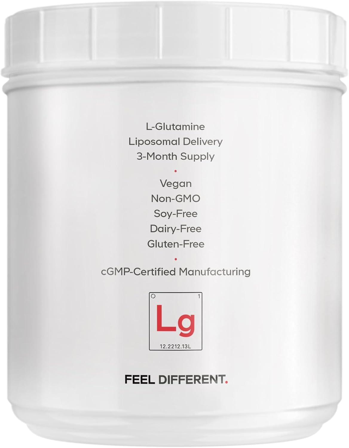 image:imageCodeage Liposomal LGlutamine Powder HighPotency LGlutamine 5000 mg per Serving 3Month Supply Liposomal Delivery FreeForm Amino Acid Unflavored Glutamine NonGMO GlutenFree 1667 oz