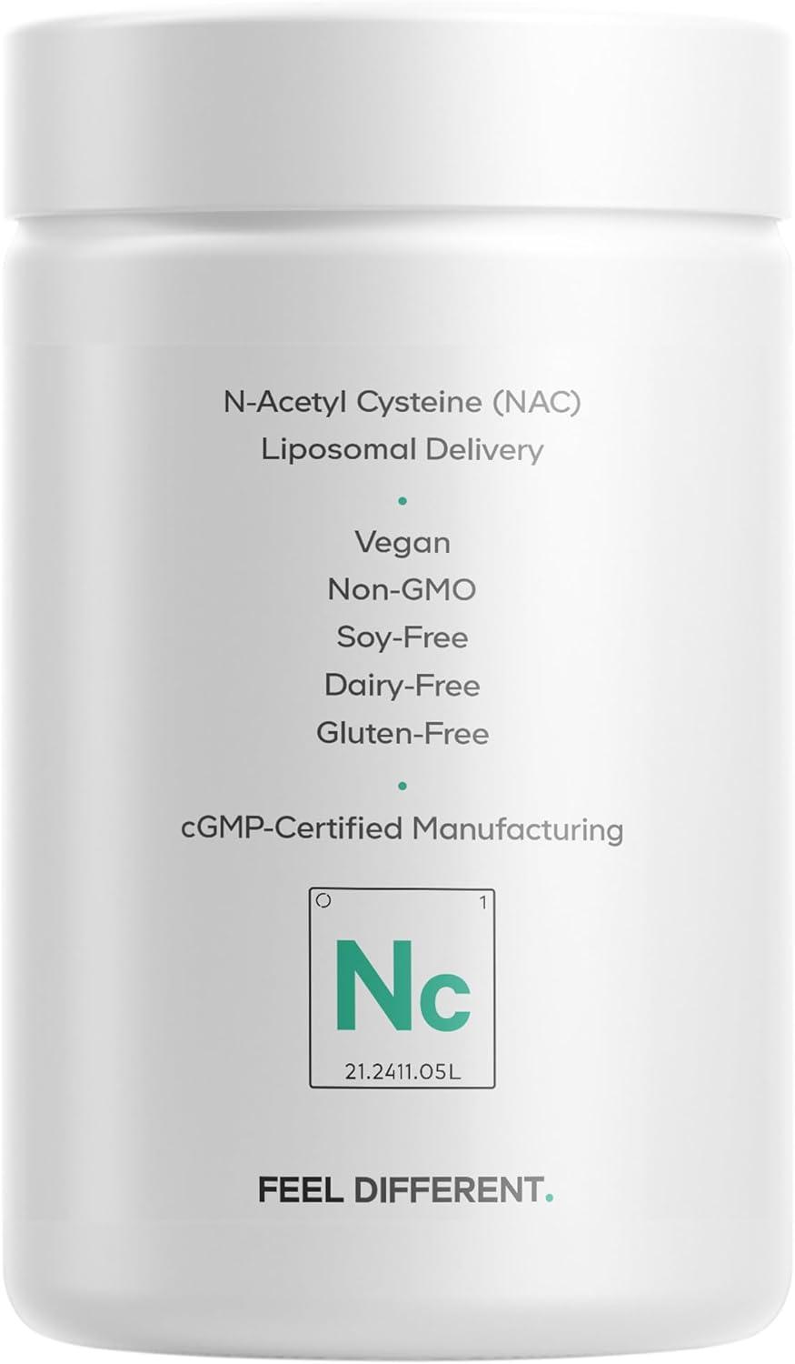 image:imageCodeage Liposomal NAC Supplement NAcetyl LCysteine Amino Acid 2 Month Supply FreeForm NAC Phospholipid Complex Vegan NonGMO GlutenFree DairyFree 120 Capsules