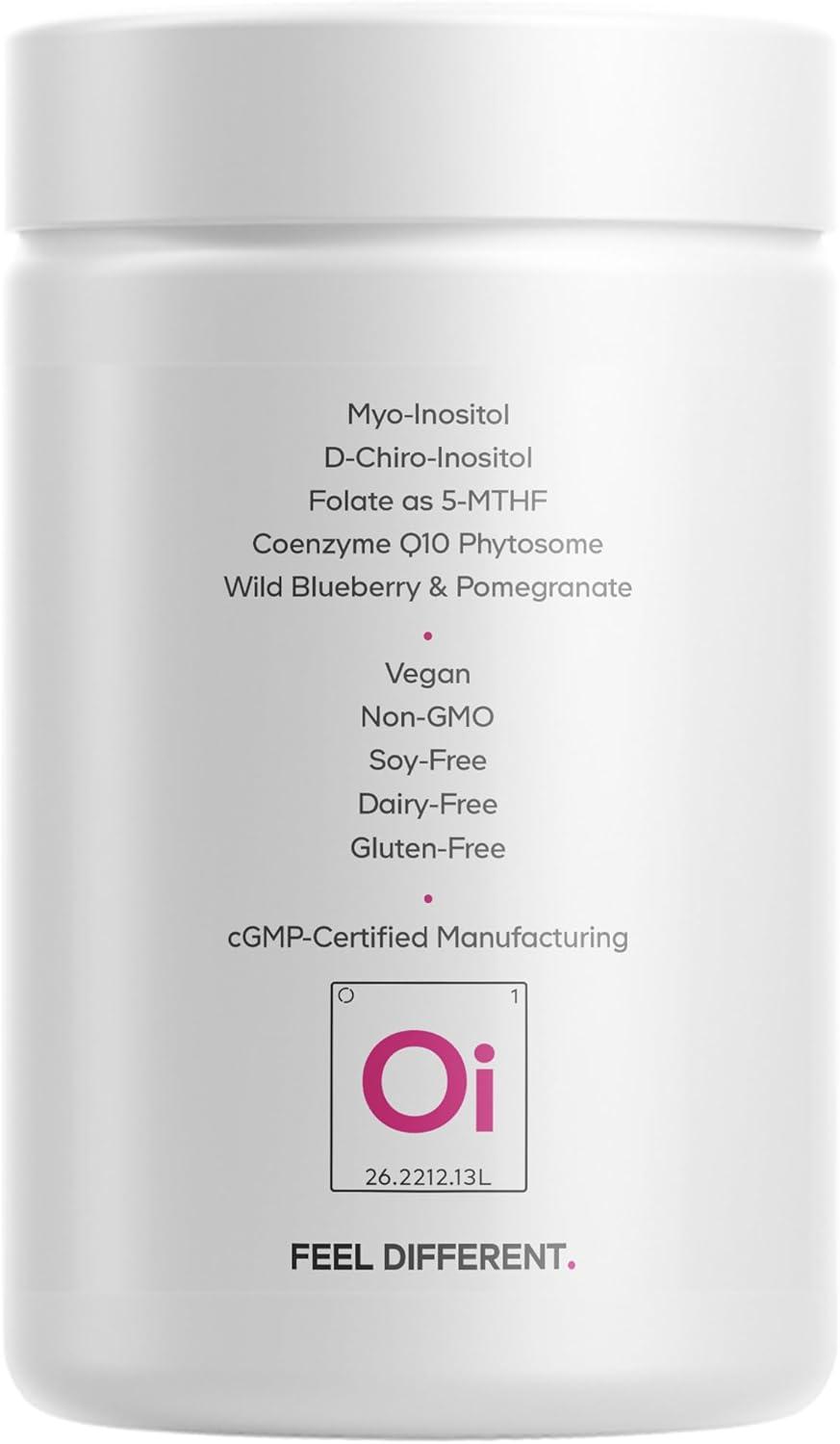 image:imageCodeage Liposomal Ovarian Inositol Supplement MyoInositol amp DChiroInositol 401 Blend Folate 5MTHF CoQ10 Pomegranate amp Wild Blueberry Liposomal Delivery NonGMO GlutenFree 120 Capsules