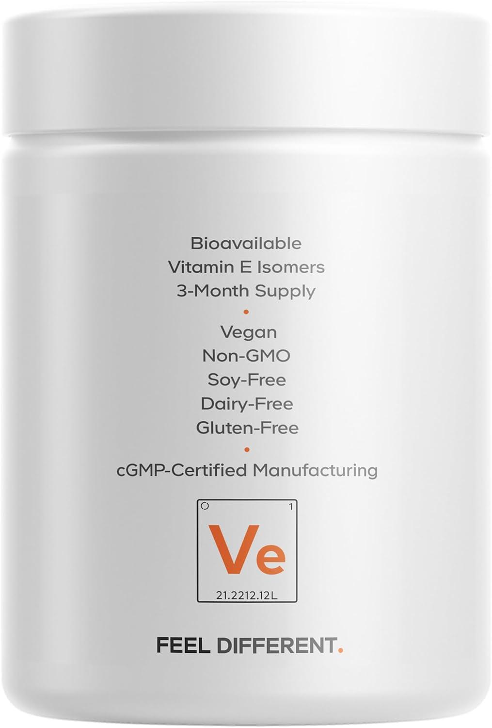 image:imageCodeage Liposomal Vitamin E Supplement All Vitamin E Tocopherols 3Month Supply Alpha Tocopherols Beta Gamma and Delta Liposomal Mixed Tocopherols NonGMO Phospholipid 90 Capsules