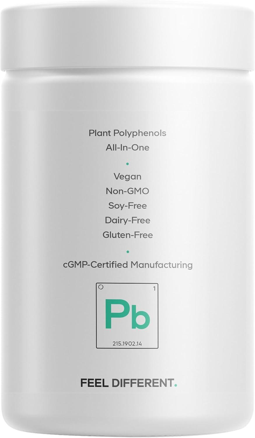 image:imageCodeage Polyphenols Broad Spectrum Supplement Blend of 15 Berries Fruits and Botanical Extracts Decaf Green Tea Leaf Quercetin Resveratrol Pomegranate Turmeric NonGMO 120 Capsules