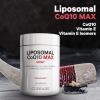 Codeage Liposomal CoQ10 Max Supplement – 250 mg Coenzyme Q10 with Vitamin E Isomers Tocopherols – 2-Month Supply – 1 Capsule Per Serving – Liposomal Delivery – Non-GMO, Gluten-Free – 60 Capsules