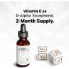 Codeage Liquid Vitamin E+ – USDA-Certified Organic Vitamin E – 2-Month Supply – D-Alpha Tocopherol Acetate, Organic MCT Oil, Orange Fruit Oil, Unflavored, Non-GMO, Vegan, Gluten-Free, 2 fl oz(Liquid)