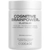 Codeage Cognitive Brainpower Platinum Supplement – Cognizin Citicoline, KSM-66 Ashwagandha, Panax Ginseng, Rhodiola, Phosphatidylserine, Ginkgo, Ubiquinol CoQ10, Liposomal – Non-GMO – 90 Capsules