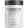 Codeage Elderberry Vitamins – Organic Fermented Elderberry Blend, Vitamin C from Ascorbic Acid & Organic Acerola Cherries, Vitamin D3, Zinc, Sambucus Berries – 90 Capsules