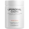Codeage Liposomal CoQ10 Supplement – 125 mg Coenzyme Q10 with Vitamin E Isomers Tocopherols – 2-Month Supply – 1 Capsule Per Serving – Liposomal Delivery – Vegan, Non-GMO, Gluten-Free – 60 Capsules