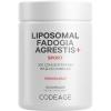 Codeage Liposomal Fadogia Agrestis 600mg Supplement – Fadogia Agrestis 30:1 Extract, Vitamin D3, Zinc, Fenugreek, BioPerine Black Pepper – 2-Month Supply – Liposomal Delivery – Non-GMO, 60 Capsules