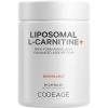 Codeage Liposomal L-Carnitine+ Supplement – 500 mg L-Carnitine L-Tartrate per Serving – Free-Form Amino Acid – Carnitine – Liposomal Delivery – Vegan, Non-GMO, Gluten-Free – 90 Capsules