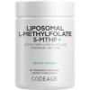 Codeage Liposomal L-Methylfolate 5-MTHF+ – Active Vitamin B9, Methylcobalamin B12, Betaine TMG, B6-2-Month Supply Multivitamins – Liposomal Delivery – Bioavailable B-Vitamin Complex – 60 Capsules